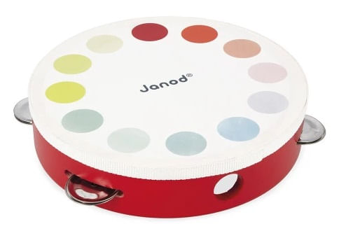 Juguete musical educativo pandereta Janod