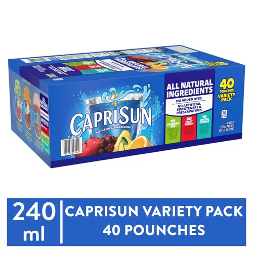 Bebidas Capri Sun sabores surtidos 40 pack - 177 ml