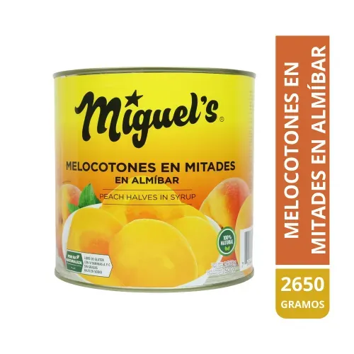 Melocotones Miguel's En Almibar - 2650g