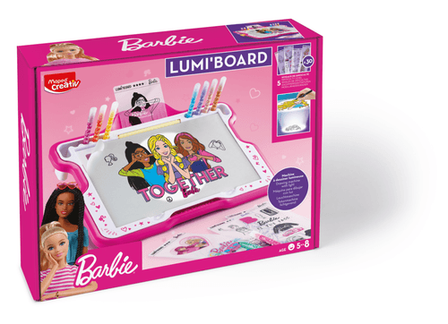 Pizarra Maped Creativ con luz para dibujar Lumi Board Barbie