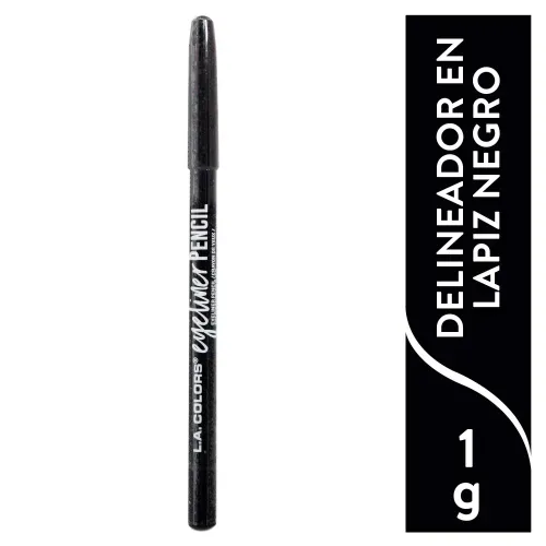 Delineador En Lápiz L.A Girls, color Negro Display