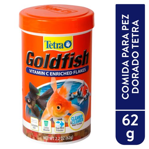 Comida Tetra para pez goldfish - 62 g