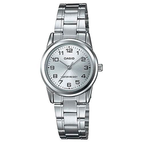 Reloj Casio de mujer pulsera de metal modelo: LTP-V001D-7B