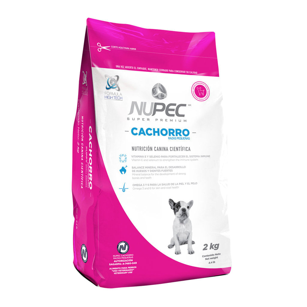 Concentrado para perro cachorro Nupec cachorro raza pequeña - 17.6lb