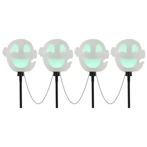 Estacas Way To Celebrate con luz LED y sonido Halloween 8 Pzas - 35 cm