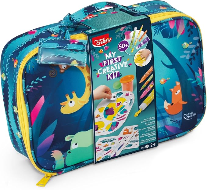 Juguete Montessori Maped Creativ maleta jungla pinta moldea y colorea