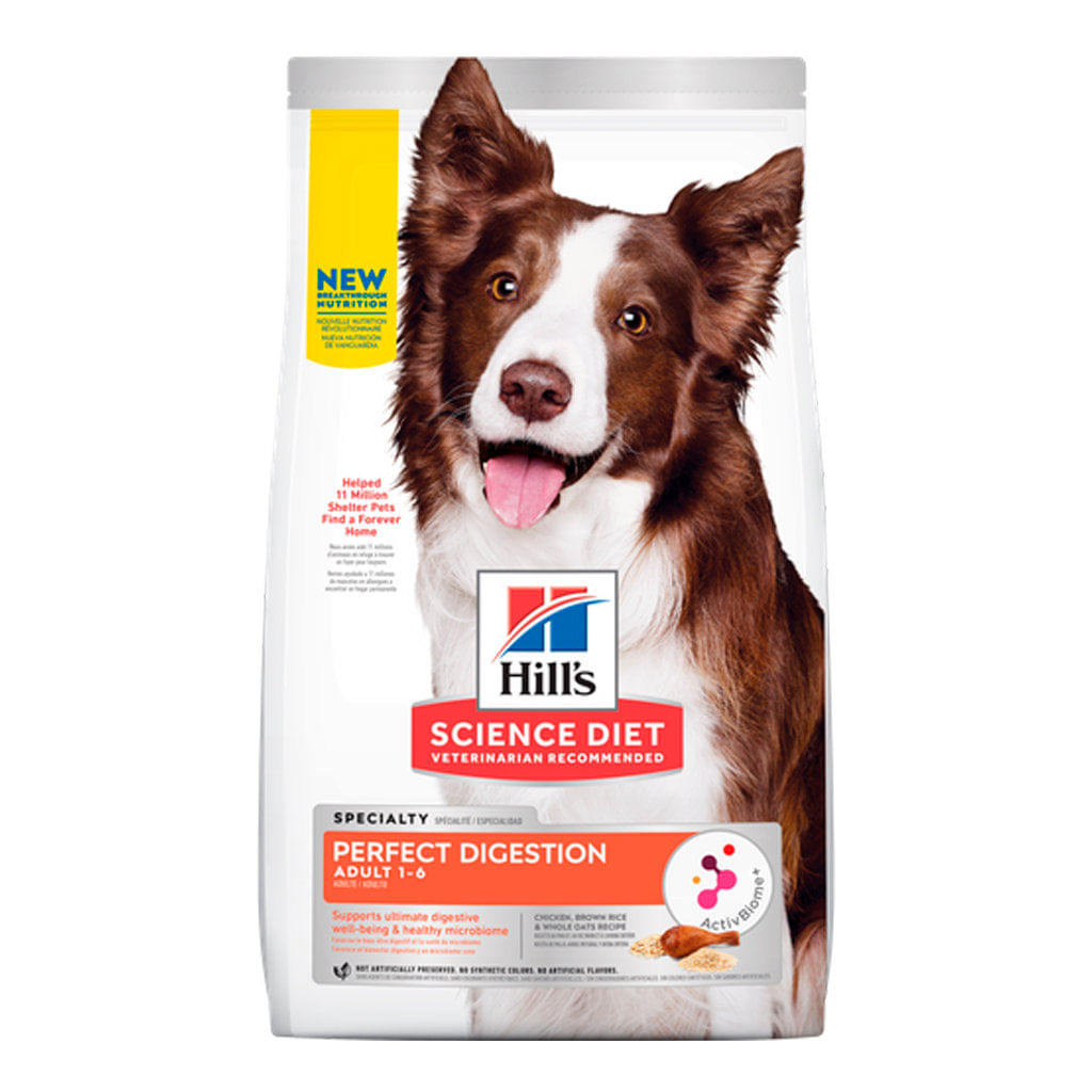 Concentrado para perro adulto Hill´s science Diet perfect digestion canine - 3.5lb