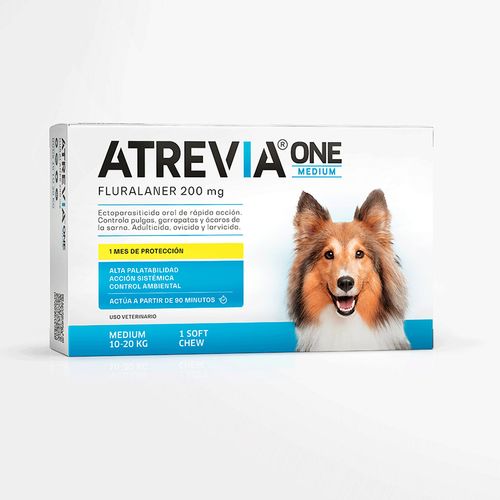 Antipulgas para perro Atrevia one medium - 1 tableta