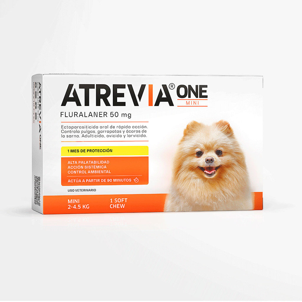 Antipulgas para perro Atrevia one mini  1 Tableta