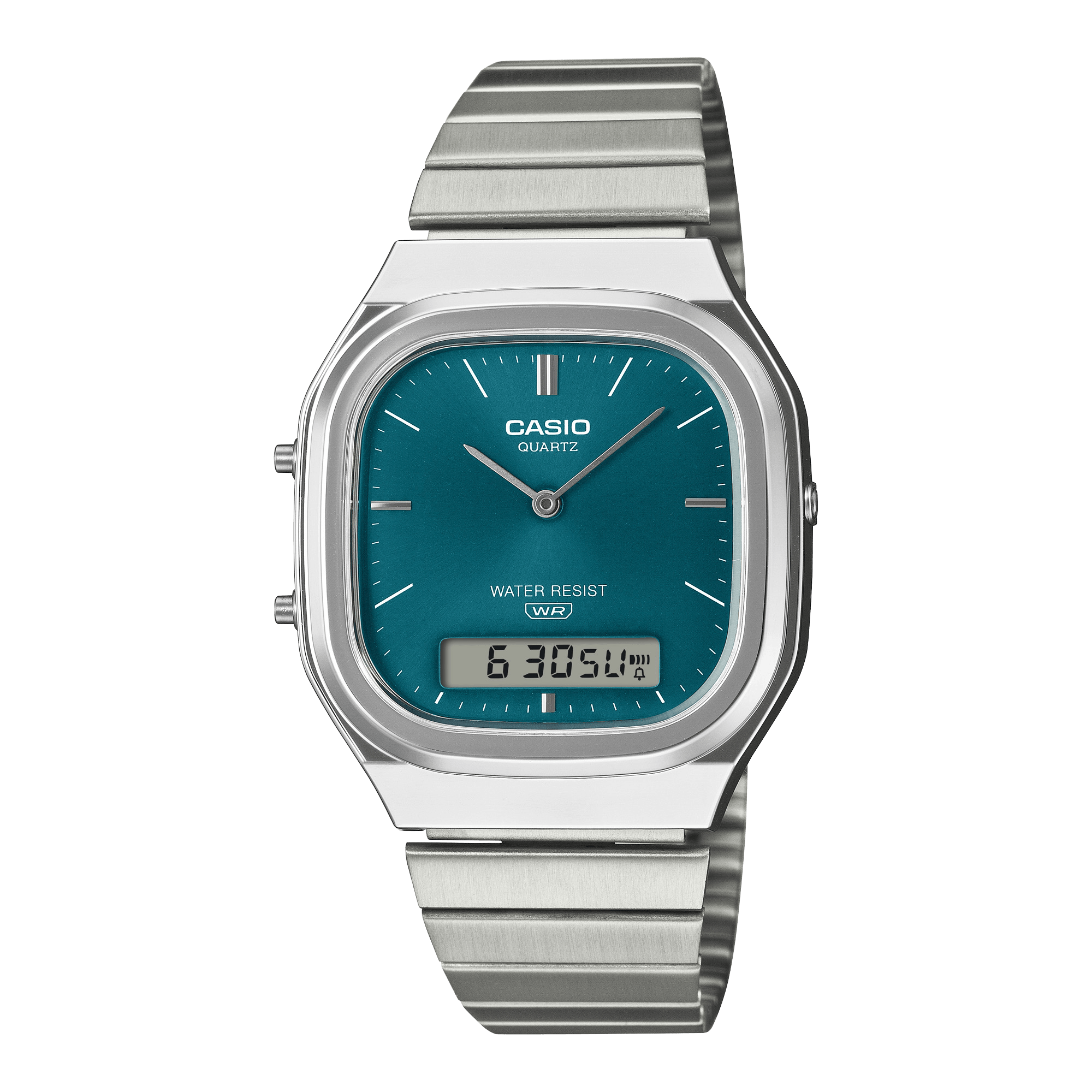 Reloj Casio analógico-digital para mujer con pulsera de acero modelo: AQ-240E-3A