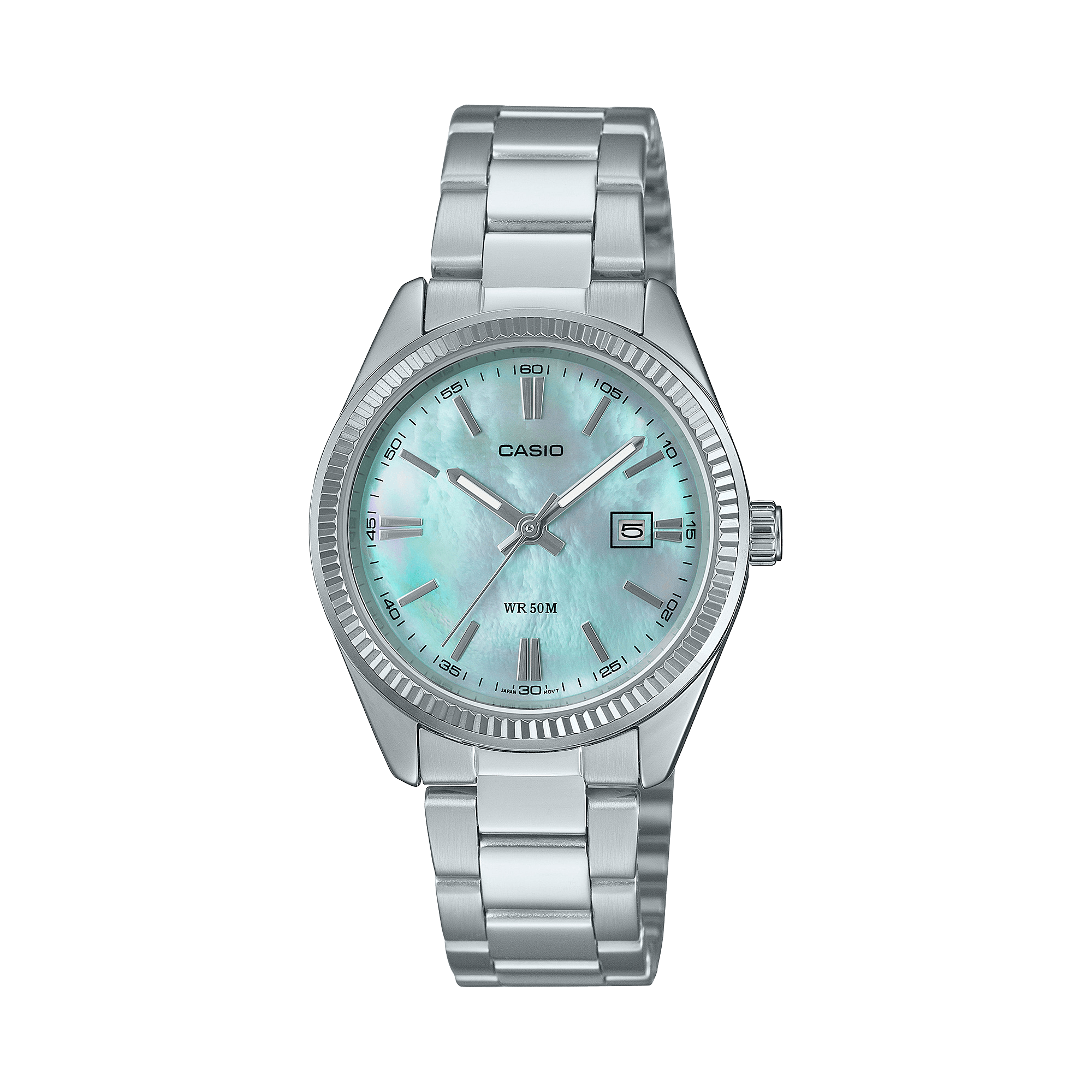 Reloj Casio para dama con pulsera de acero modelo: LTP-1302DS-2AV