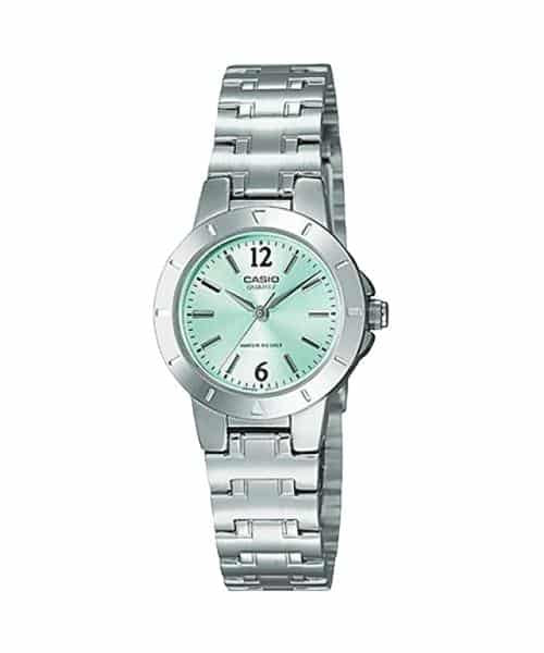 Reloj Casio para dama con pulsera de acero modelo: LTP-1177A-3A