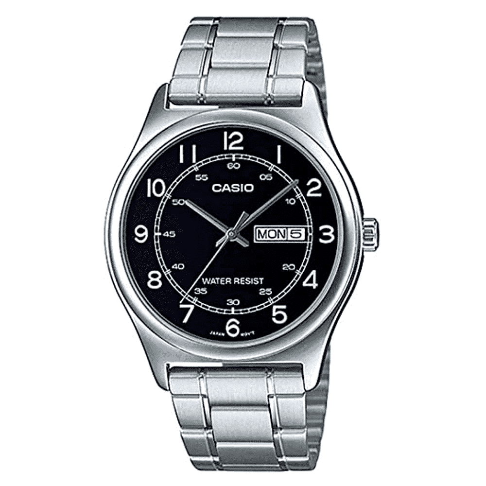 Reloj Casio para caballero con pulsera de acero modelo: MTP-V006D-1B2