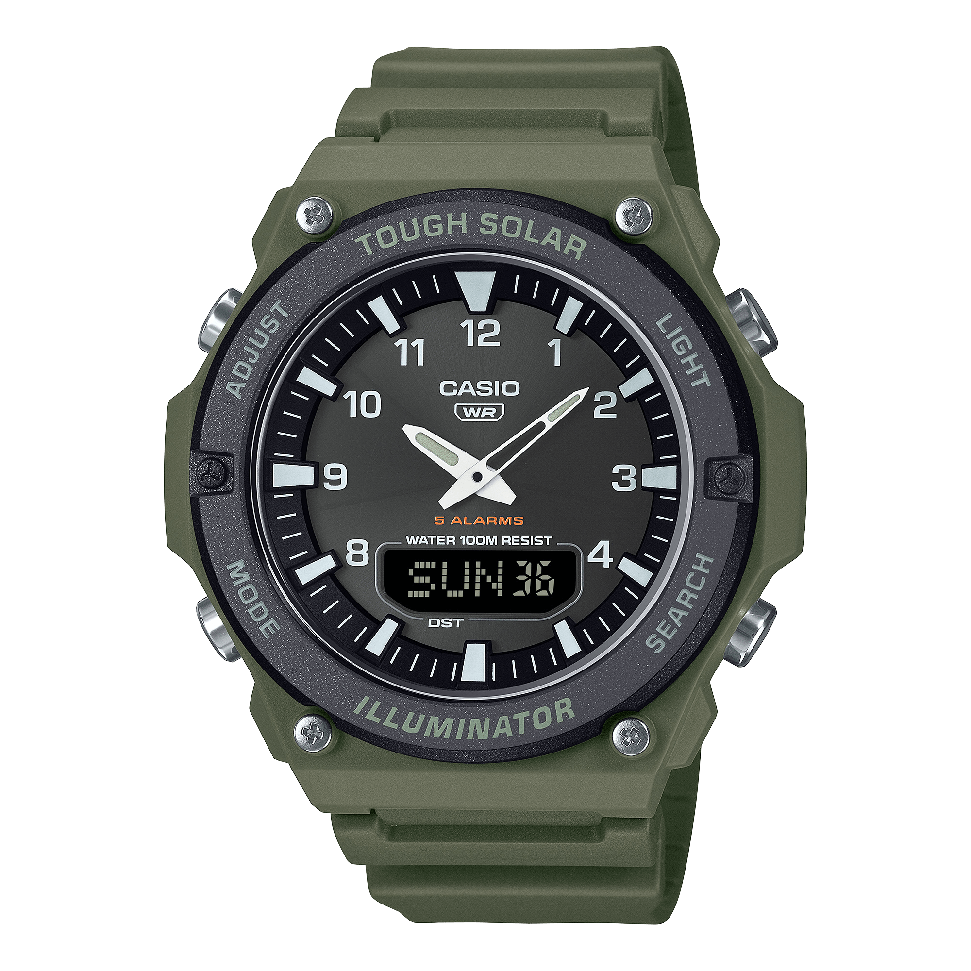 Reloj Casio analógico-digital para hombre con correa de resina modelo: AQ-S820W-3BV