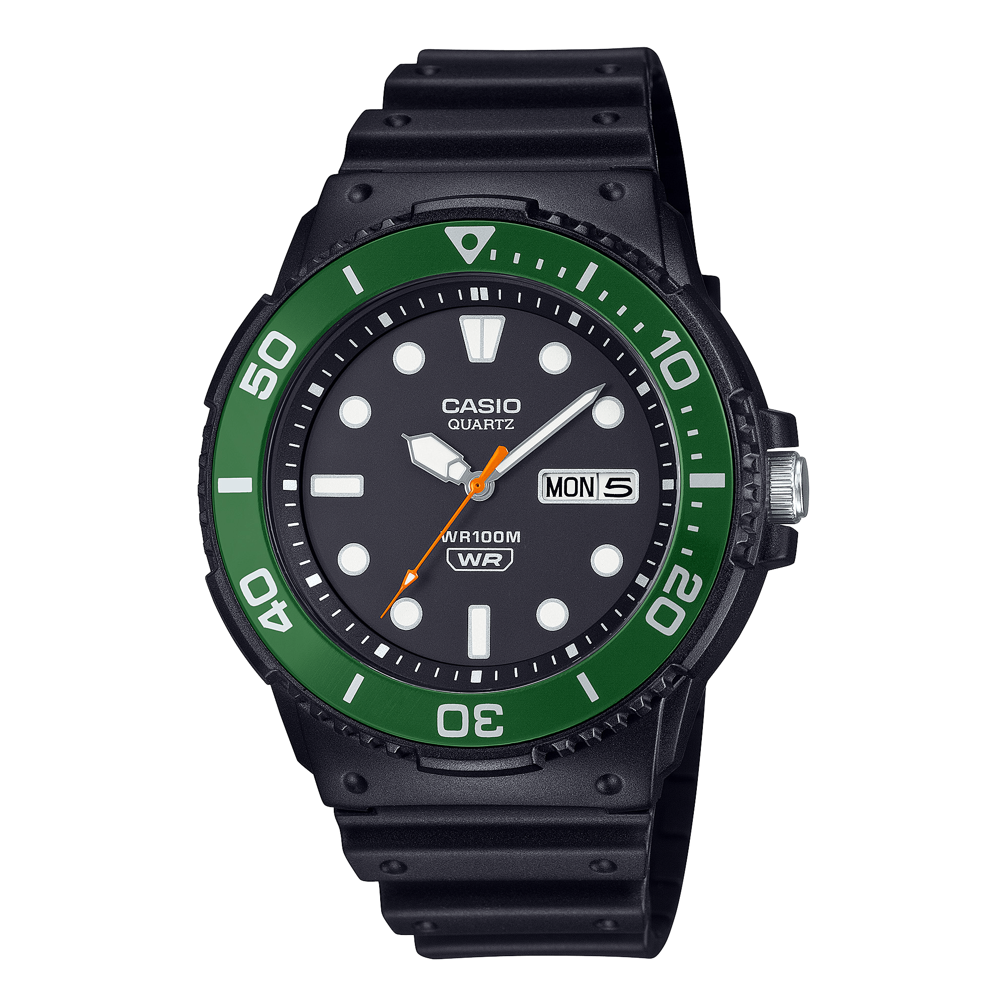 Reloj Casio para caballero con correa de resina modelo: MRW-230H-1E3V