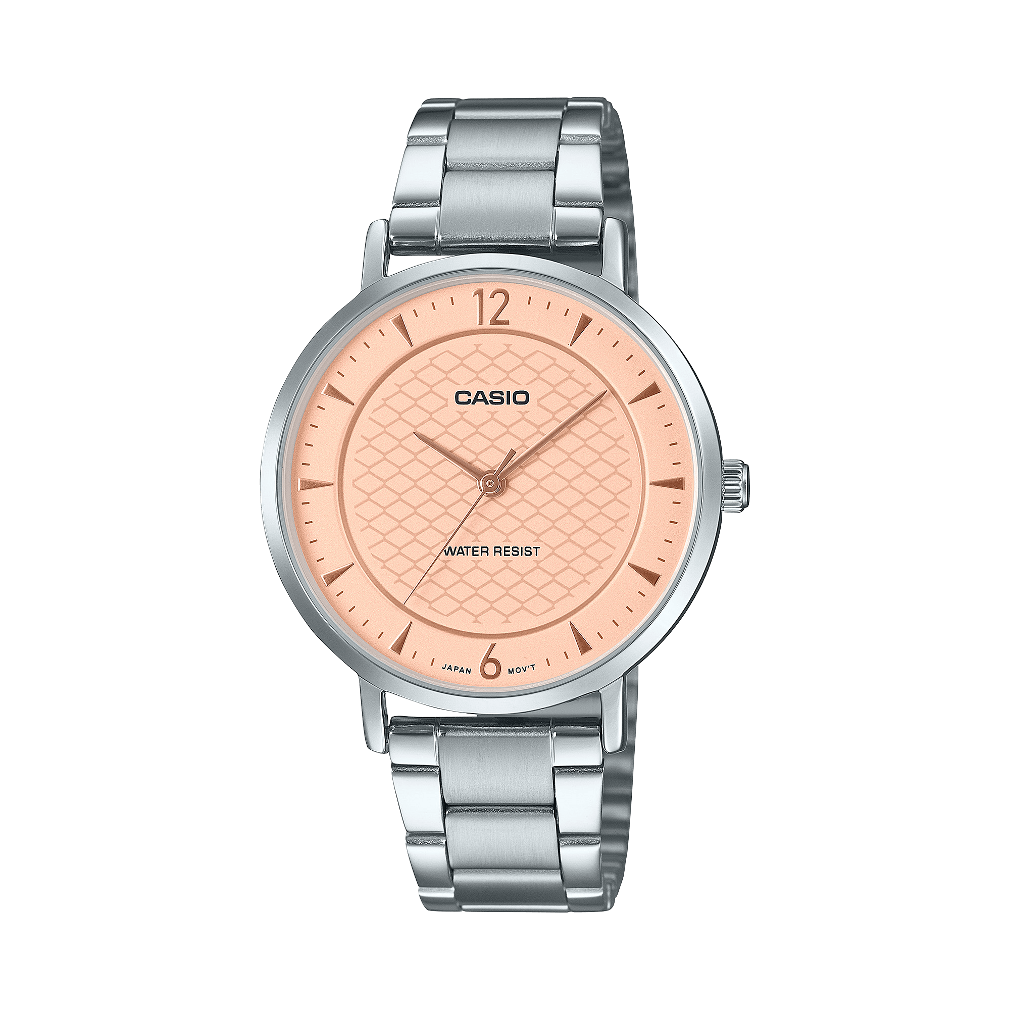 Reloj Casio para dama con pulsera de acero modelo: LTP-VT04D-4A