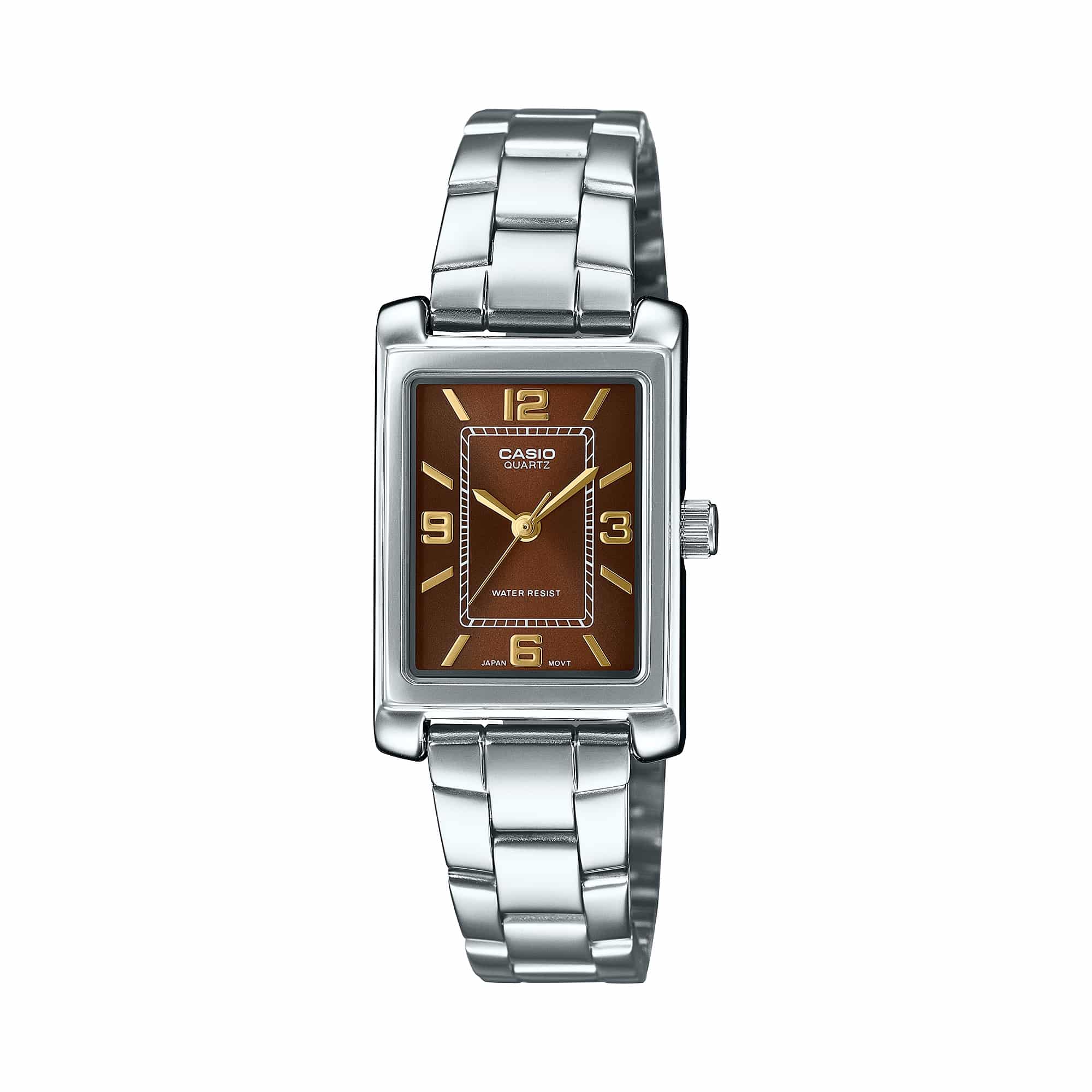 Reloj Casio para mujer con pulsera de acero modelo: LTP-1234DD-5A