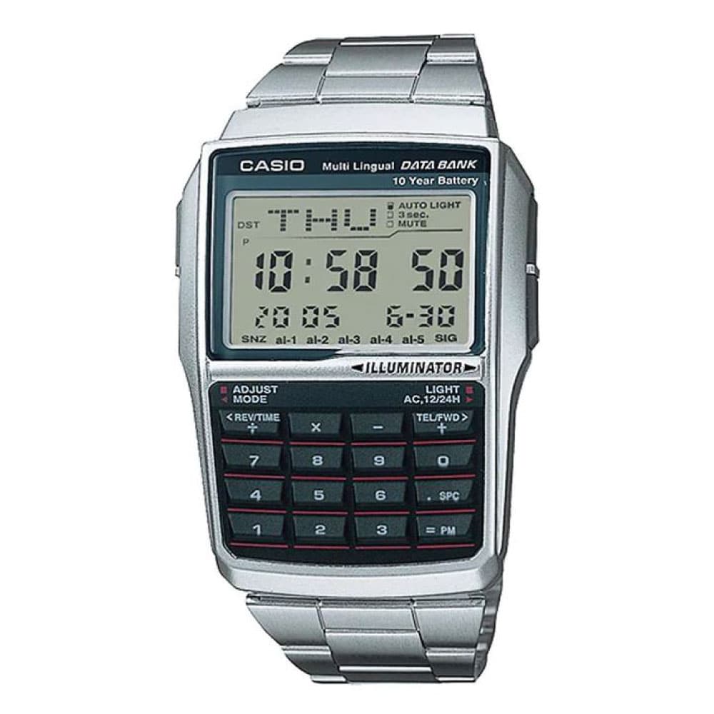 Reloj Casio digital para caballero con pulsera de acero modelo: DBC-32D-1A