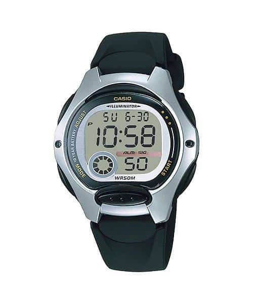 Reloj Casio digital para mujer con correa de resina modelo: LW-200-1AV