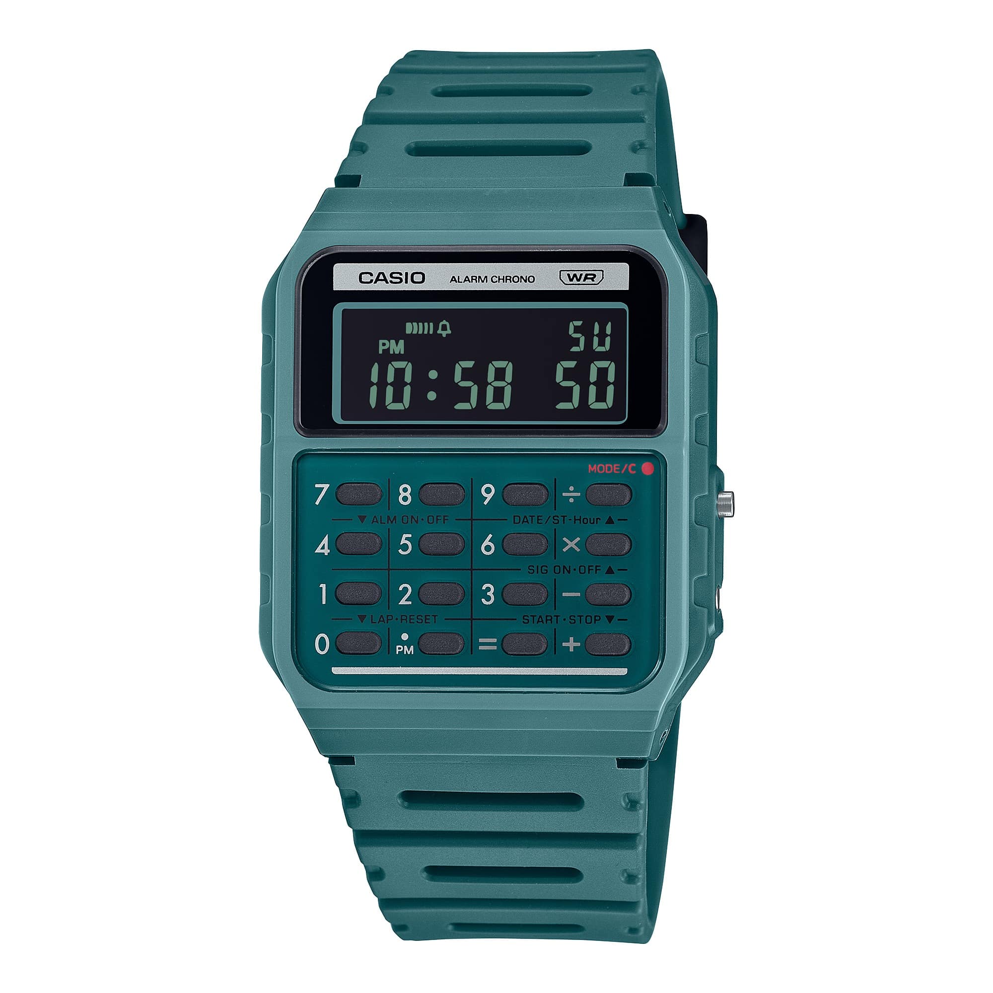 Reloj Casio digital para hombre con pulsera de acero modelo: CA-53WB-3B