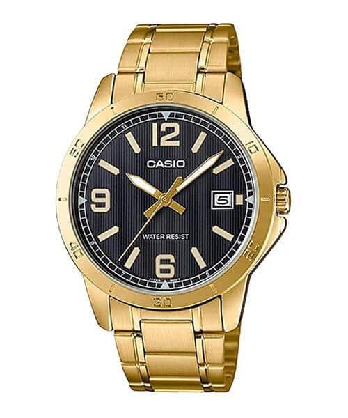 Reloj Casio para hombre con pulsera de acero modelo: MTP-V004G-1B