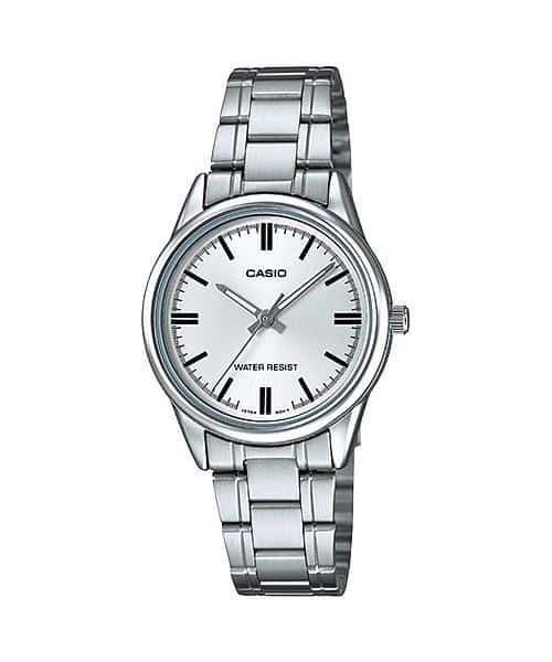 Reloj Casio para dama con pulsera de acero modelo: LTP-V005D-7A