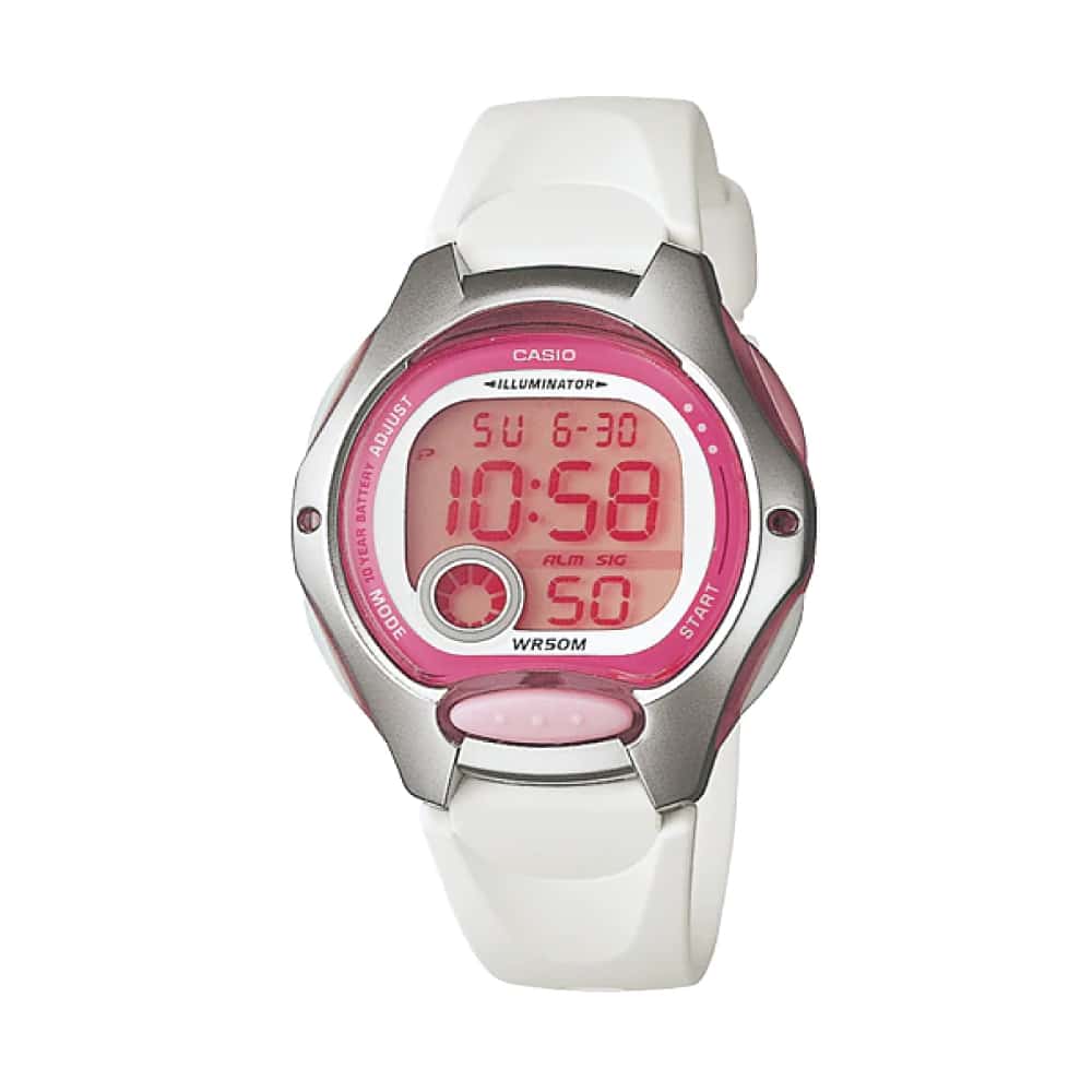 Reloj Casio digital para mujer con correa de resina modelo: LW-200-7AV