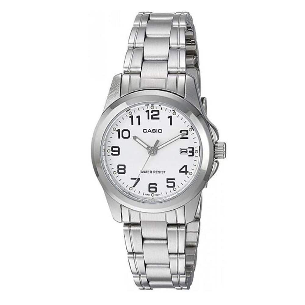 Reloj Casio para dama con pulsera de acero modelo: LTP-1215A-7B2