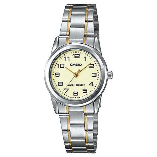 Reloj Casio para mujer con pulsera de acero modelo: LTP-V001SG-9B