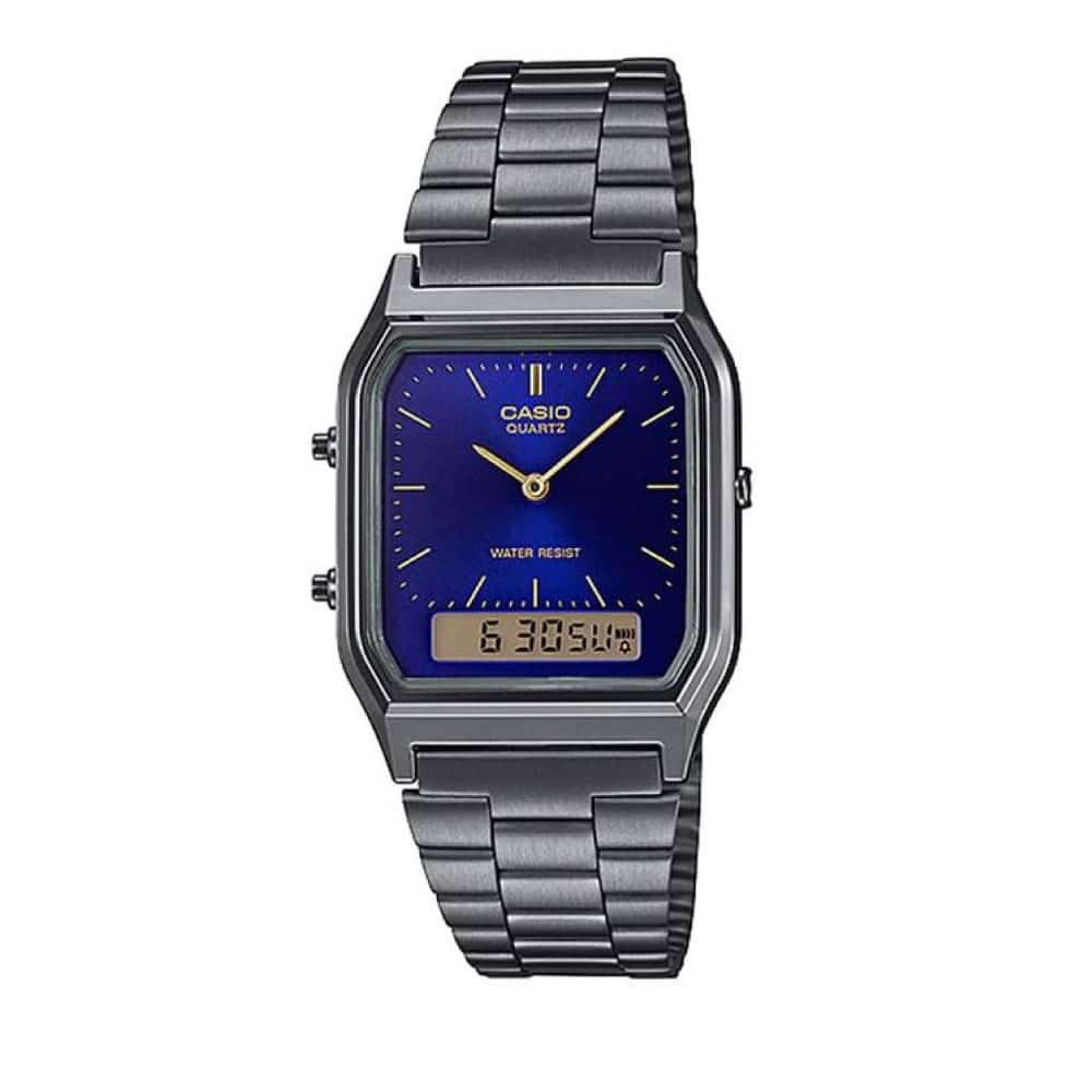 Reloj Casio analógico-digital para hombre con pulsera de acero modelo: AQ-230GG-2A