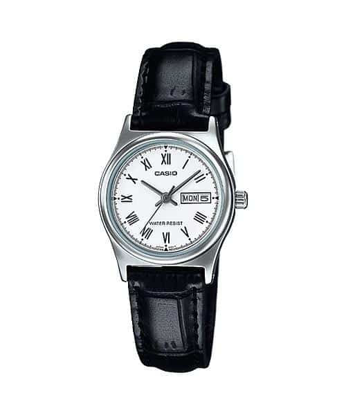 Reloj Casio para mujer con correa de cuero modelo: LTP-V006L-7B