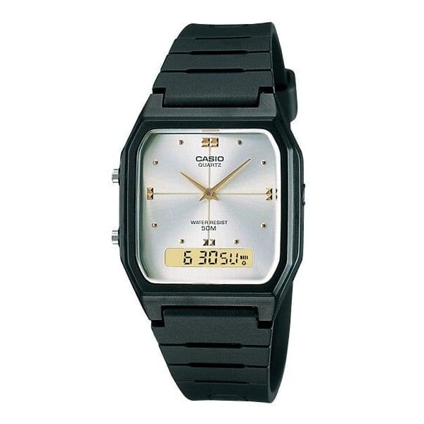 Reloj Casio analógico-digital unisex con correa de resina modelo: AW-48HE-7AV