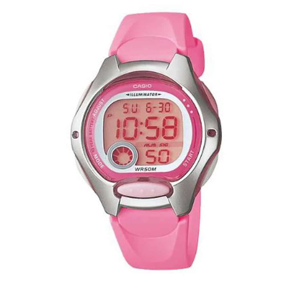 Reloj Casio digital para dama con correa de resina modelo: LW-200-4BV