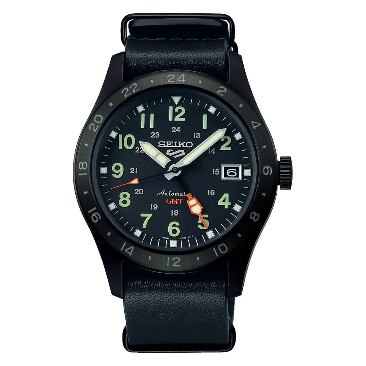 Reloj Seiko para caballero con correa de cuero modelo: SSK025K1