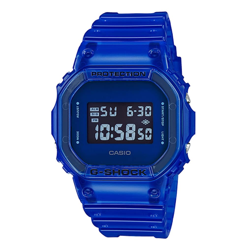 Reloj G-Shock unisex con correa de resina modelo: DW-5600SB-2
