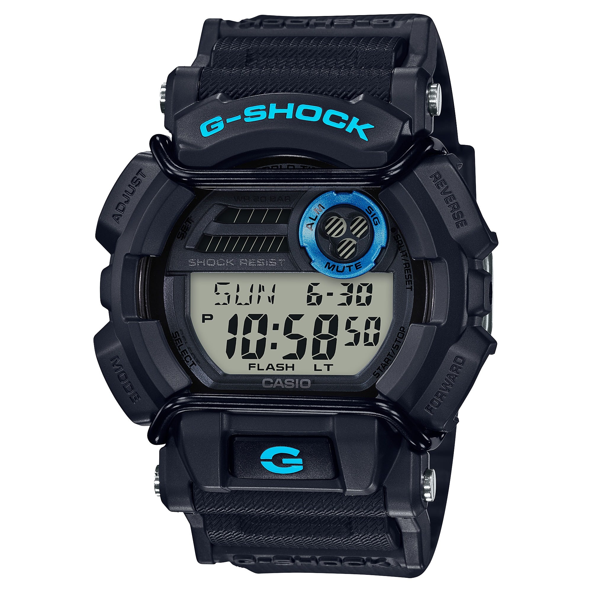 Reloj G-Shock Illuminator digital para hombre con correa de resina modelo: GD-400-1B2CF