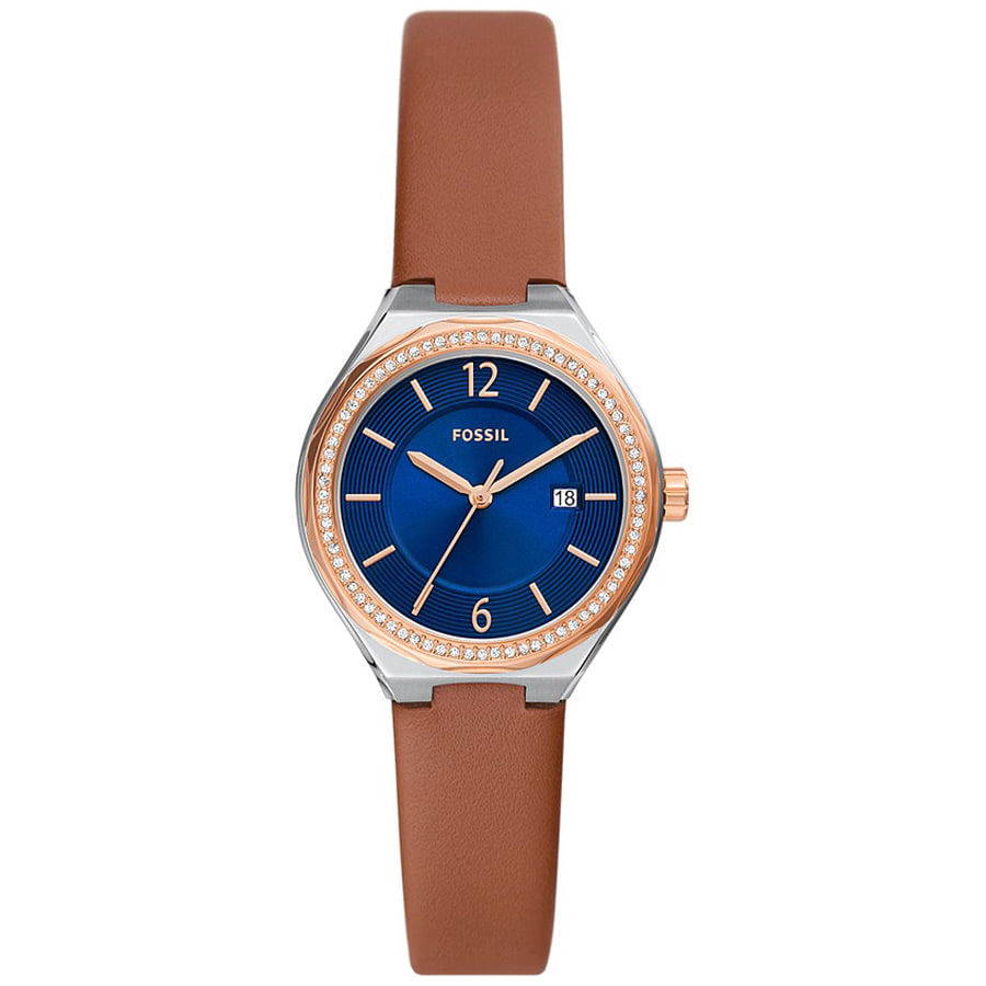 Reloj Fossil para mujer con correa de cuero modelo: BQ3803