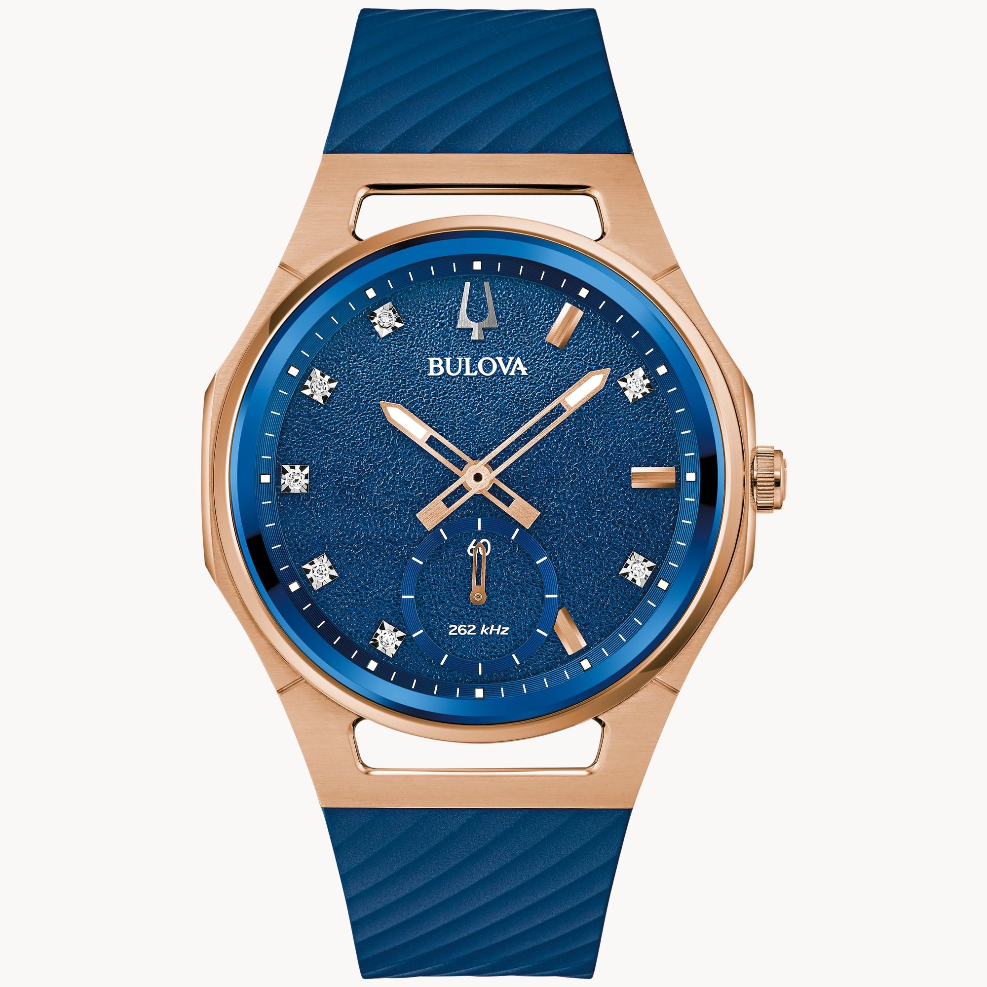 Reloj Bulova para mujer con correa de cuero modelo: 97P174