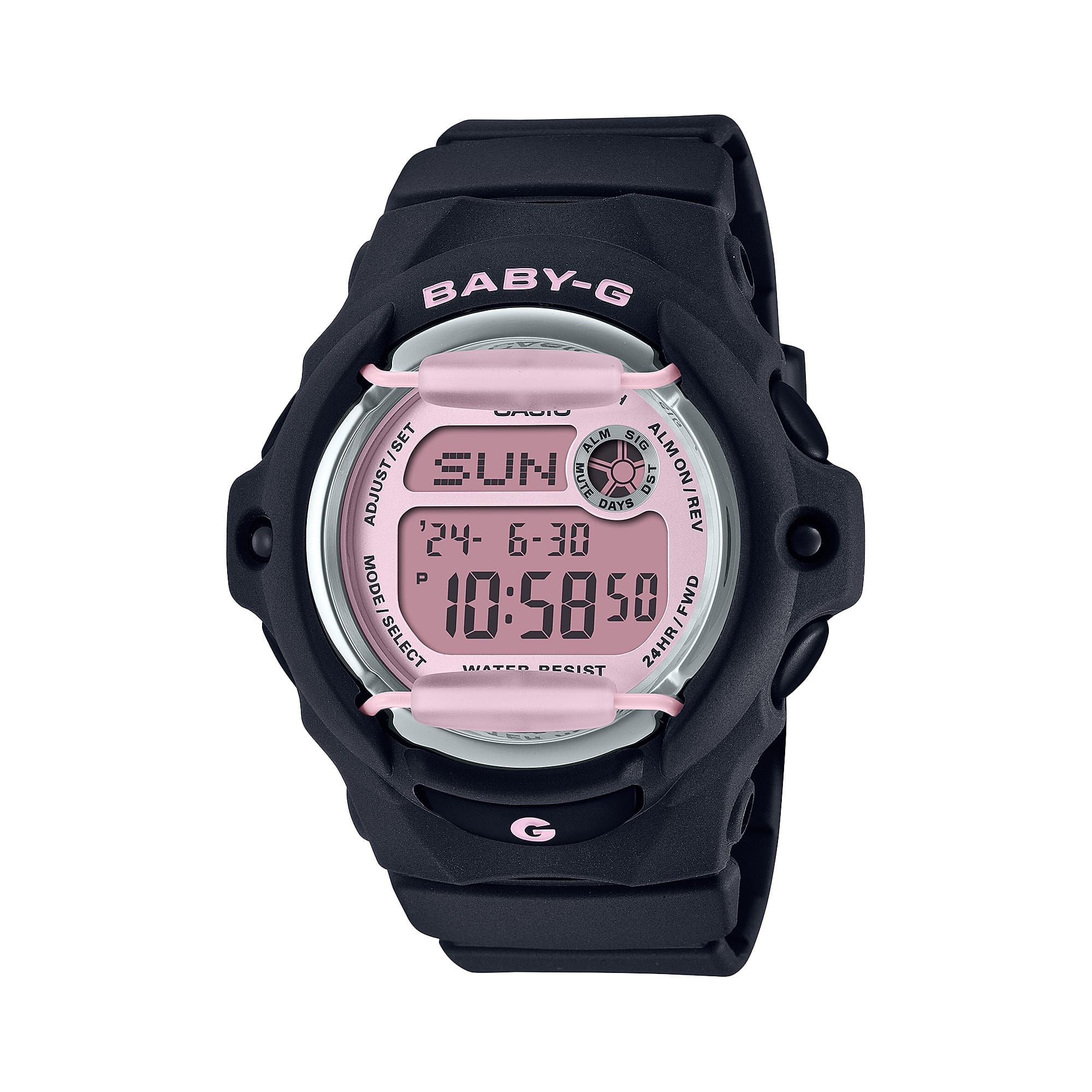 Reloj Baby-G Illuminator digital para mujer con correa de resina modelo: BG-169U-1C