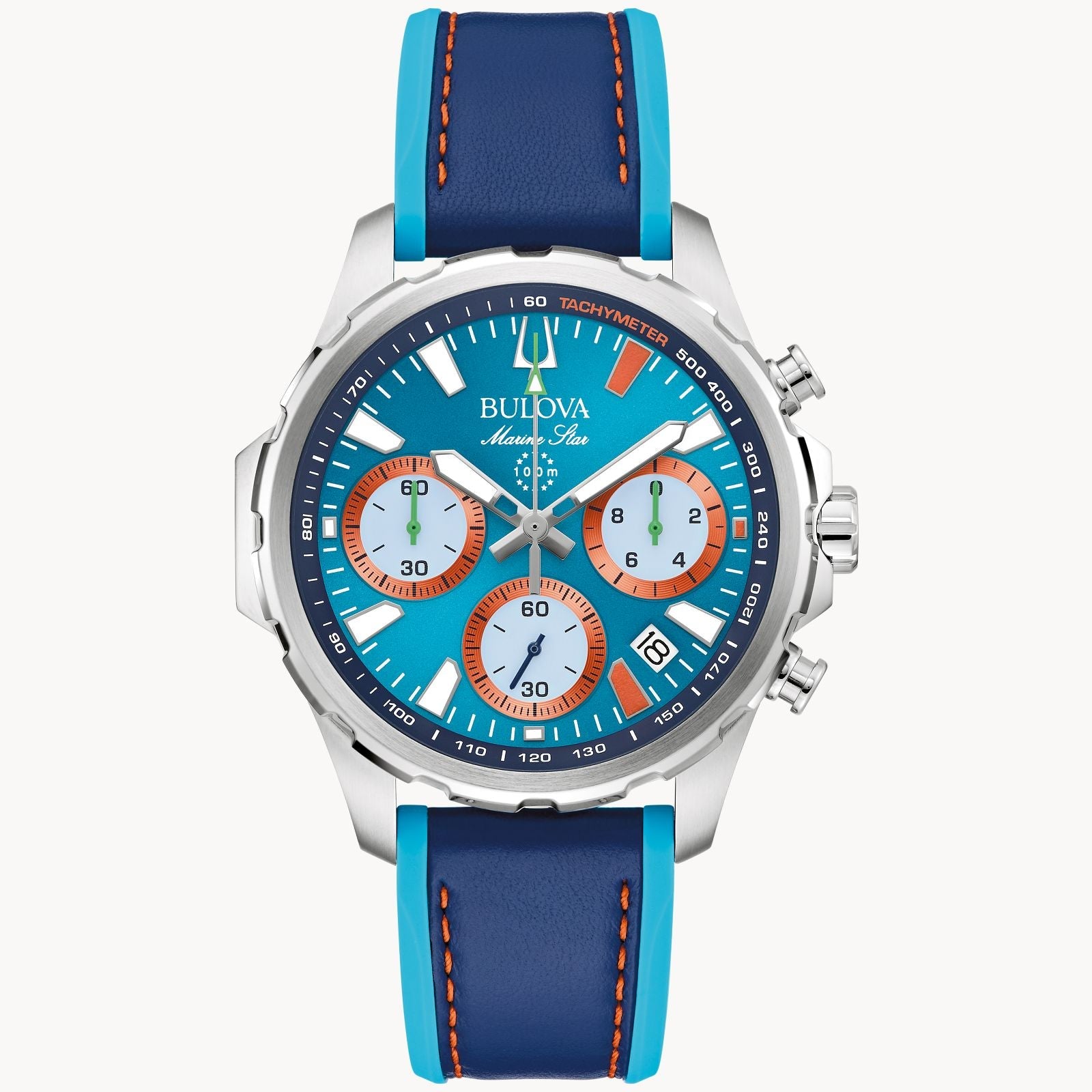 Reloj Bulova para caballero con correa de cuero modelo: 96B460