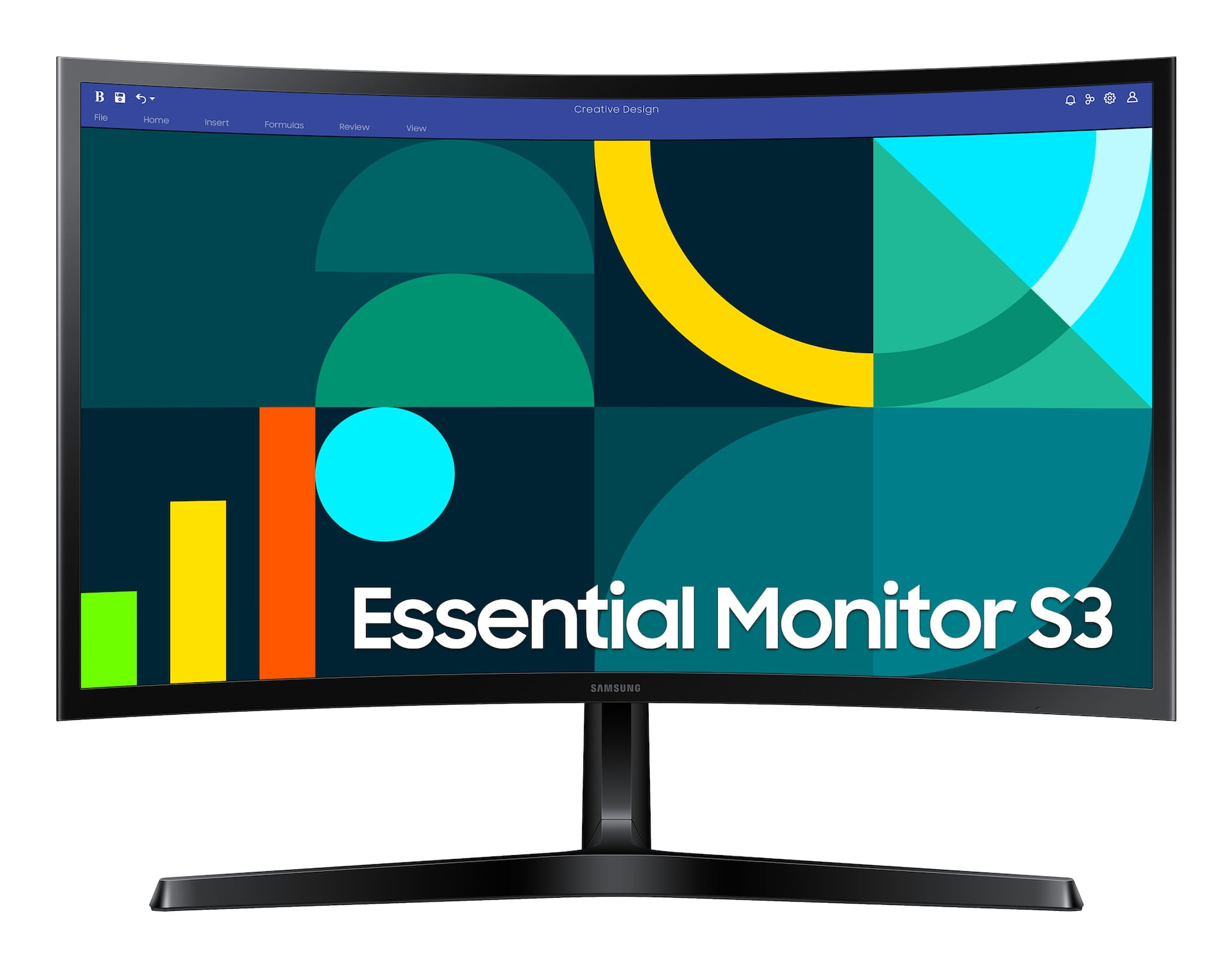 Monitor Samsung LS24D366GANXZA 24" Curved New 100Hz