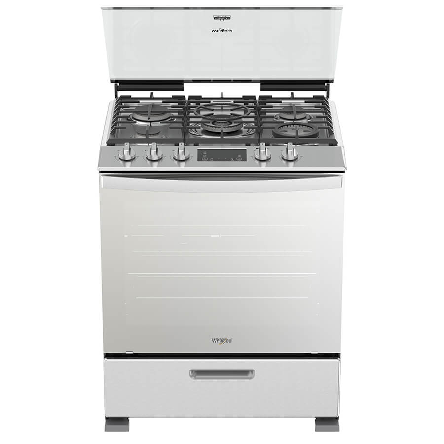 Estufa A Gas Whirlpool 30 Pulgadas 5 Quemadores LWFR7300S