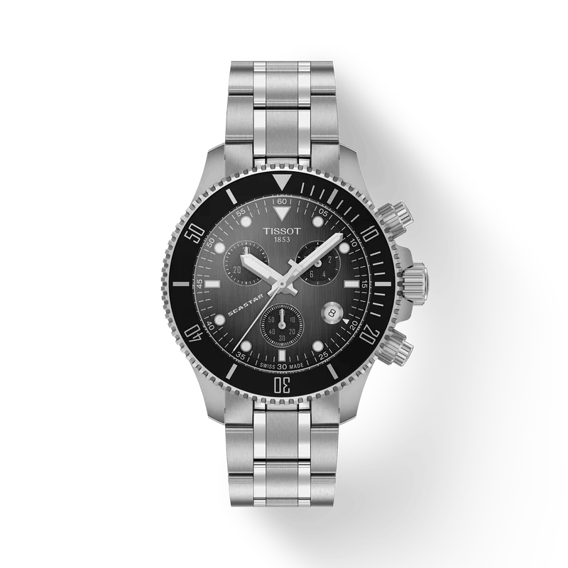 Reloj Tissot Seastar para hombre con pulsera de acero modelo: T120.217.11.061.00