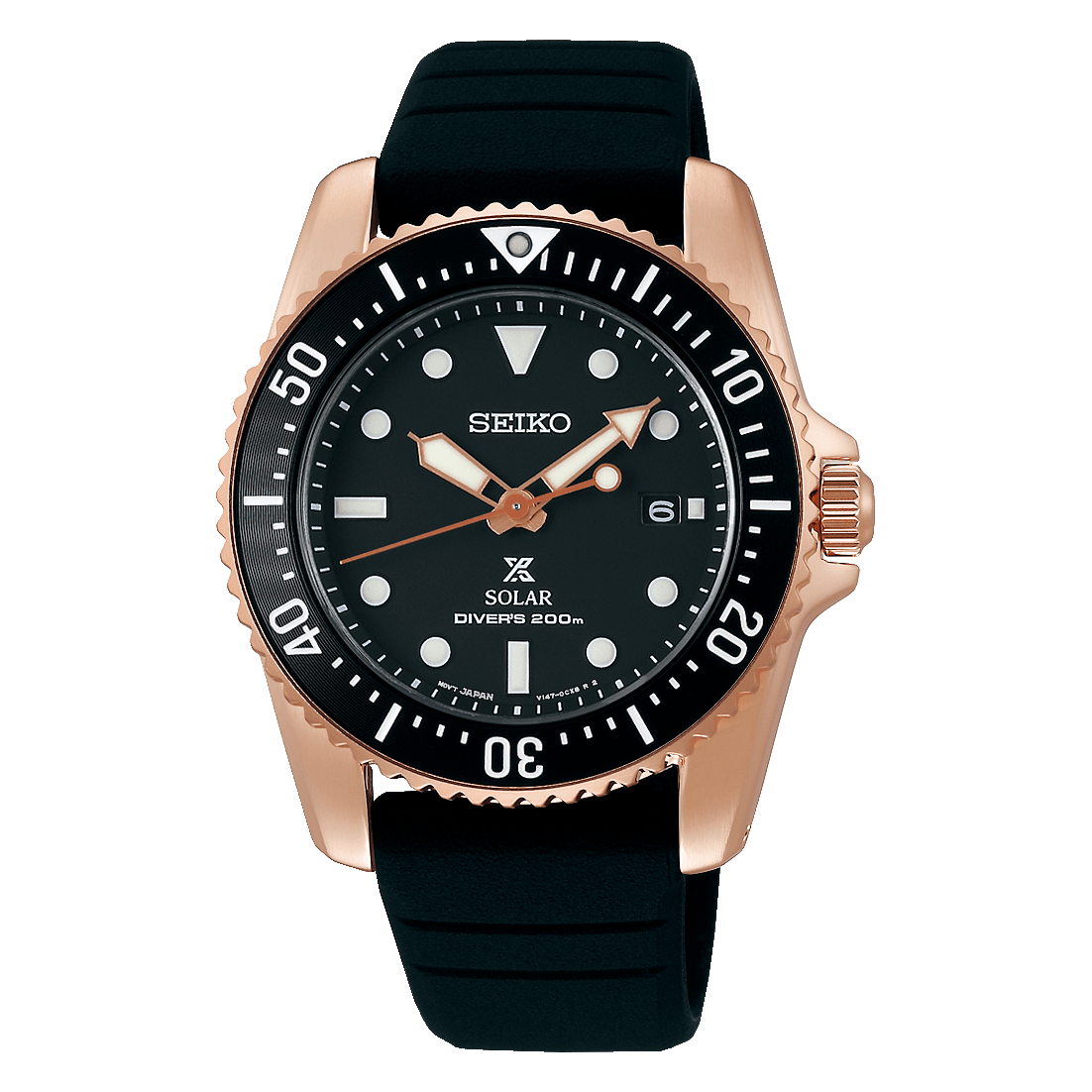 Reloj Seiko para hombre con correa de resina modelo: SNE586P1
