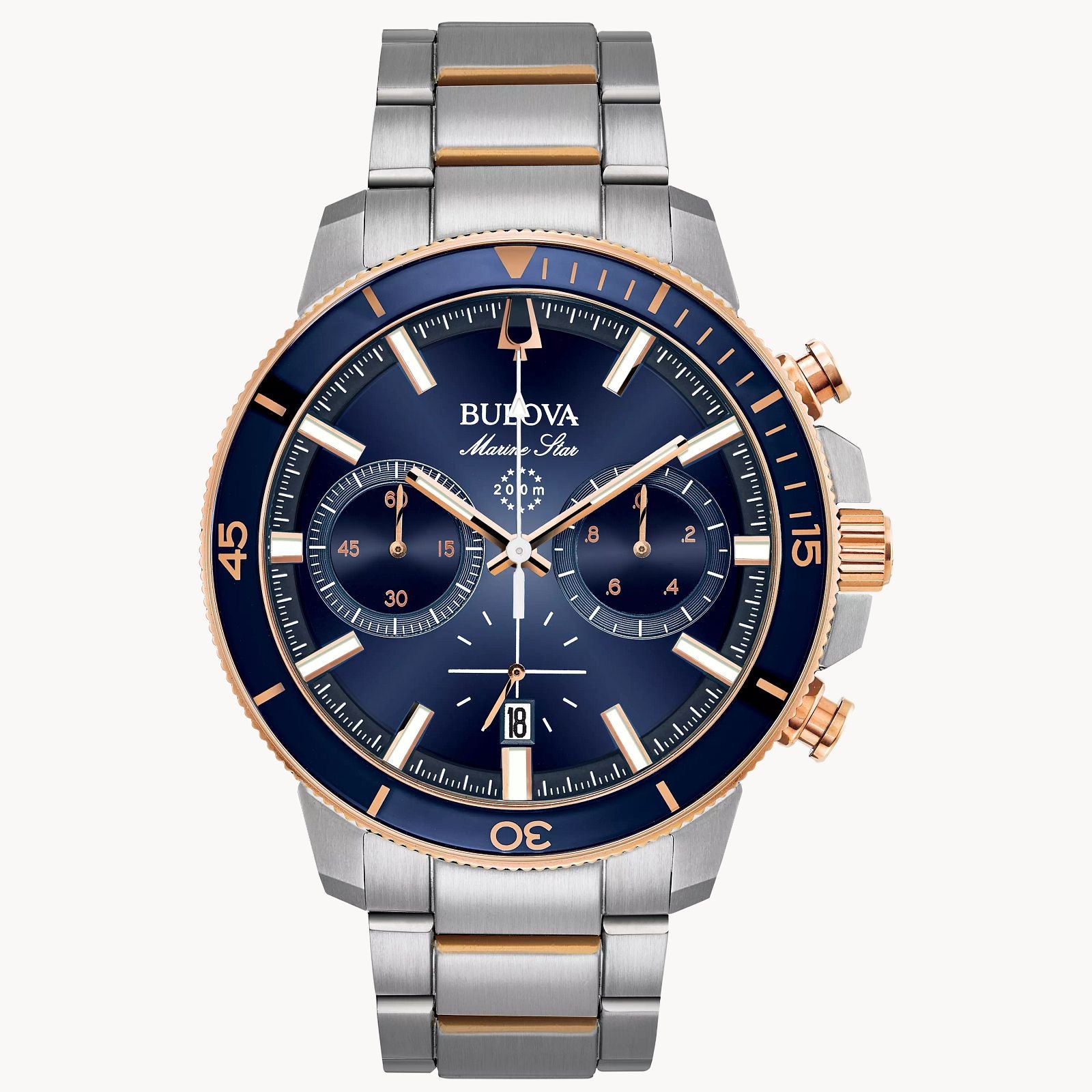 Reloj Bulova para caballero con pulsera de acero modelo: 98B301