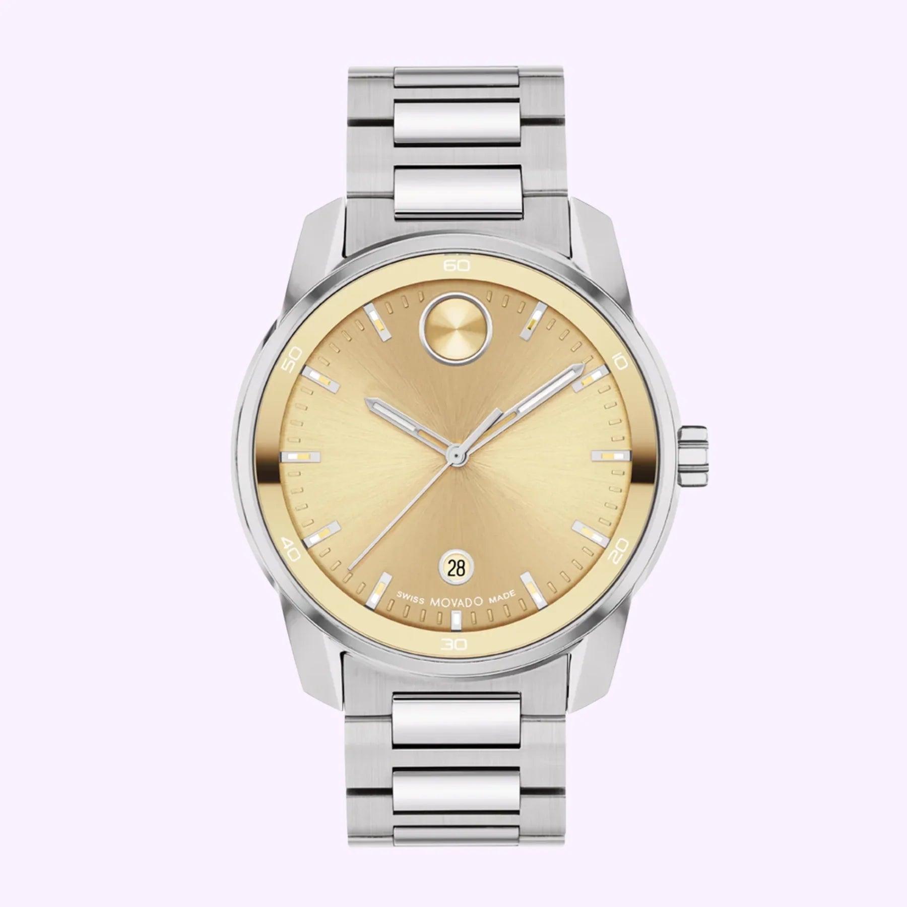 Reloj Movado para hombre con pulsera de acero modelo: 3601203