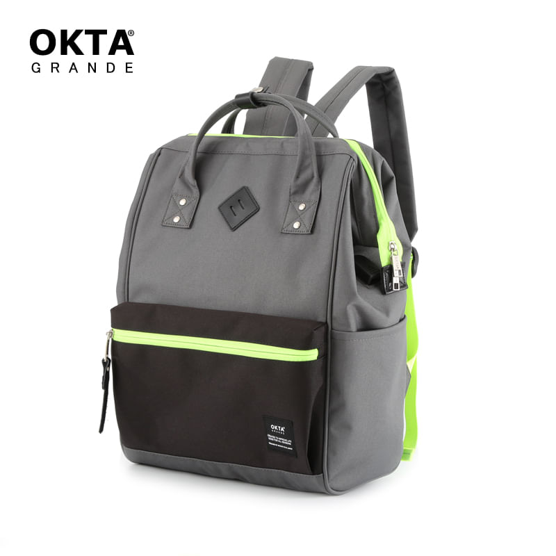 Mochila Himawari para Notebook, gris 9003 GRAY
