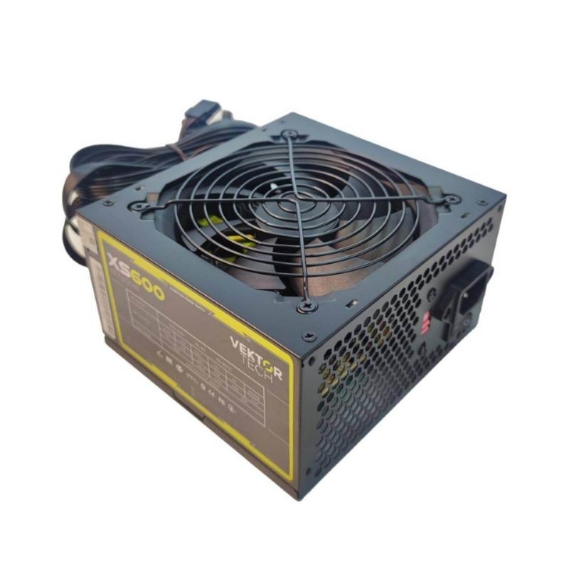 Fuente de poder gaming 600w vektortech atx xs600