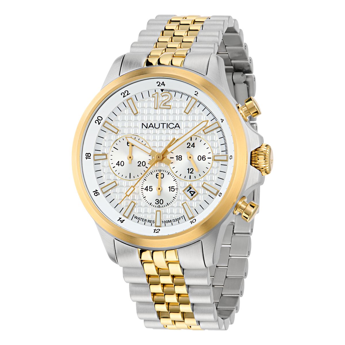 Reloj Nautica Nct Blueocean para hombre con pulsera de acero modelo: NAPBOF408