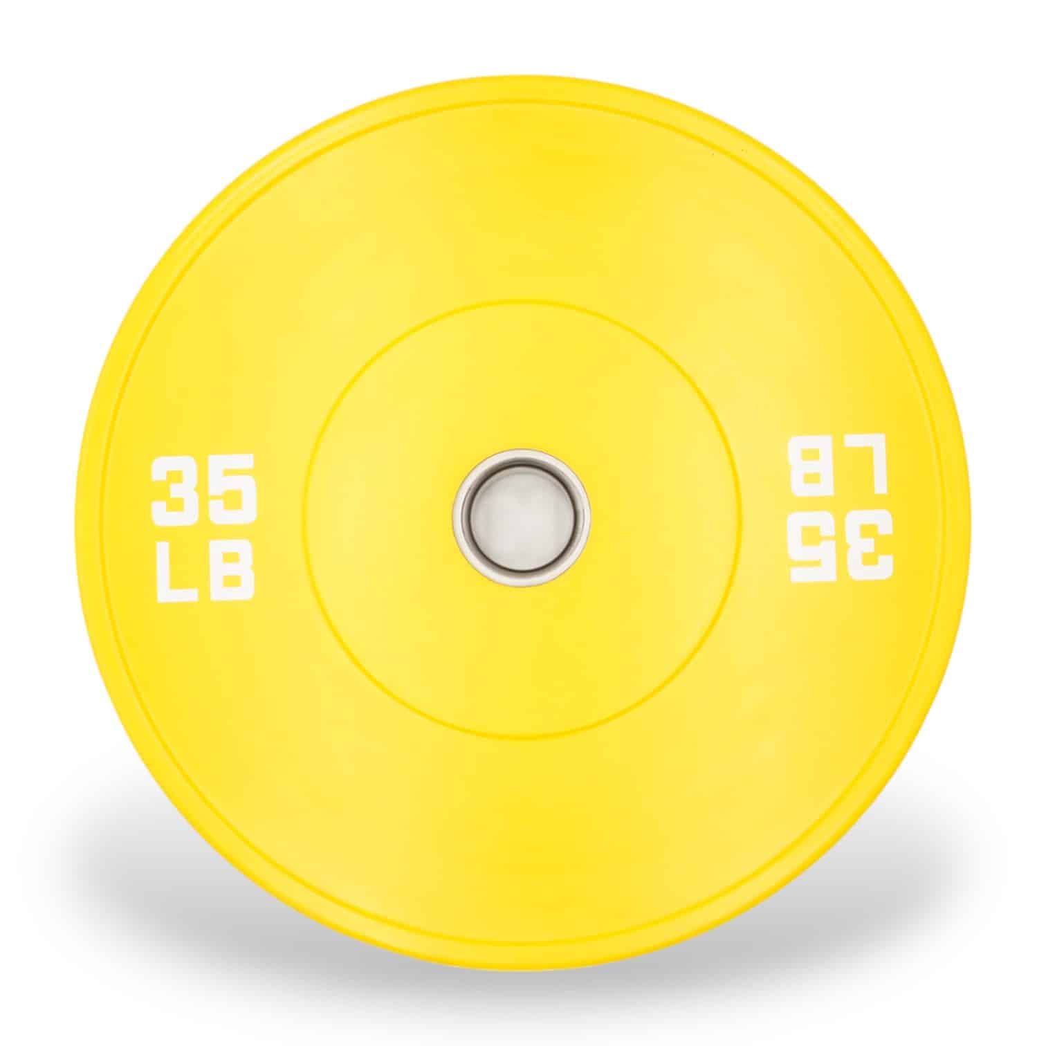 Disco Olímpico Bumper plates de 35 libras Color BMP
